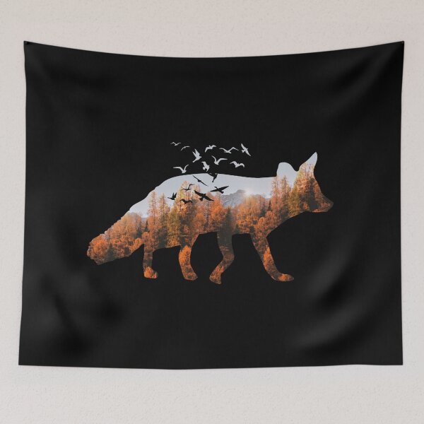 Item preview, Fox nature lover forest designed and sold by MisterMacadamia.