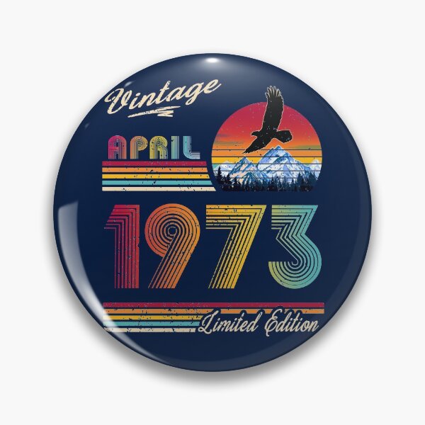 Artikelvorschau, April 1973 Geburtstag entworfen und verkauft von GreenSplash.