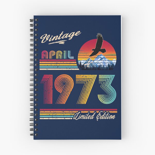 Item preview, April 1973 Birthday designed and sold by GreenSplash.