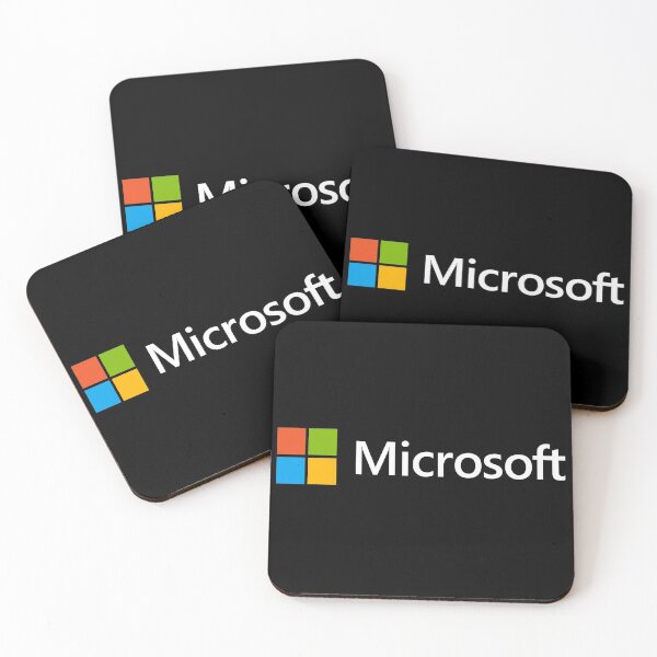 Logo of Microsoft Coasters (Set of 4)