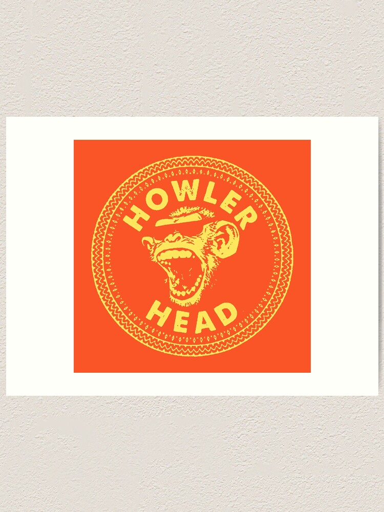"Howler Head Logo" Art Print for Sale by xorbah Redbubble