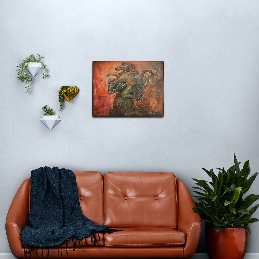 The fusion of two cultures, by Jorge Gonazalez Camarena Metal Print
