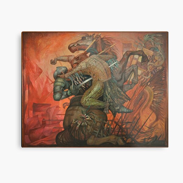 The fusion of two cultures, by Jorge Gonazalez Camarena Metal Print