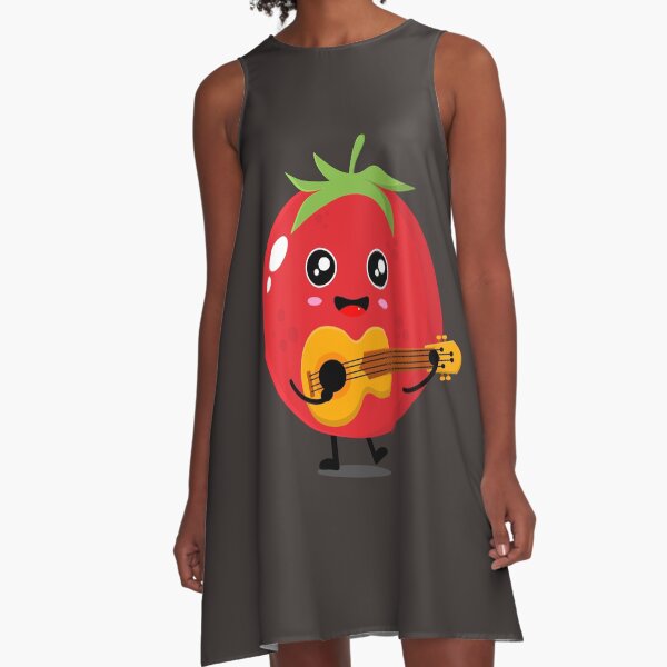 Dancing Tomato A-Line Dress