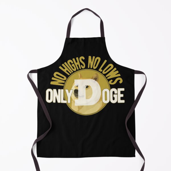 Item preview, Dogefather No highs no lows only doge - this is a great gift for every dogecoin cryptocurrency investor designed and sold by hyggekrog.