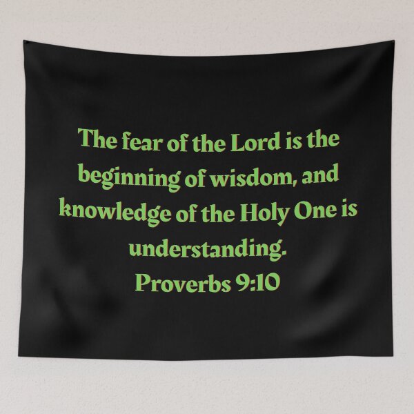 Item preview, Bible Verse Proverbs 9:10 designed and sold by Prayingwarrior.