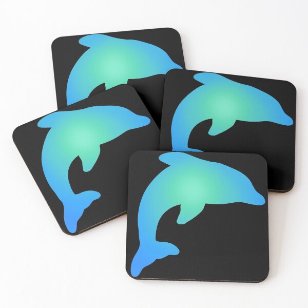 Aperçu de l'œuvre Dauphin sautant bleu créée et vendue par Kyleksm.