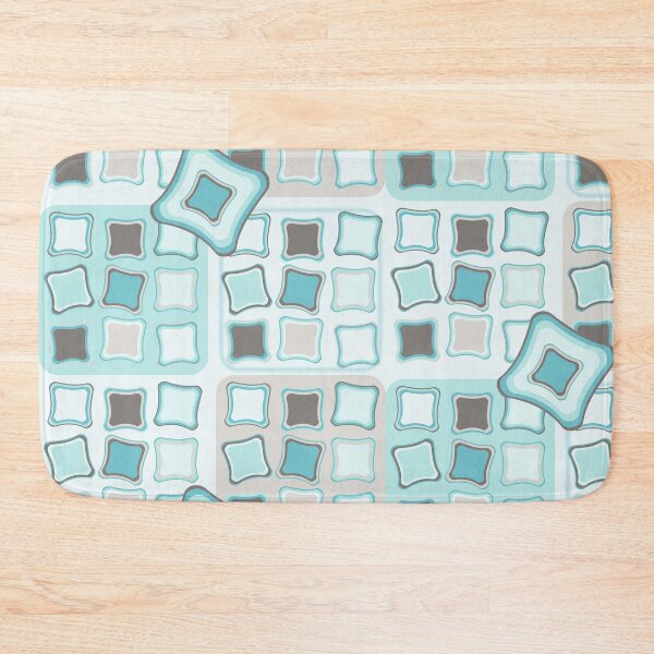 Item preview, Funky aqua squares  designed and sold by DeliriousSteve.