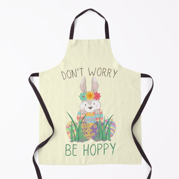 Item preview, Don't Worry Be Hoppy | Cute Easter Bunny designed and sold by InkItStudio.