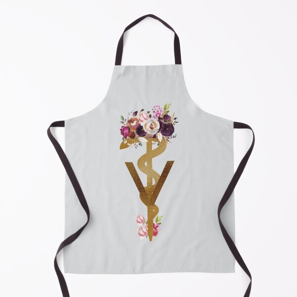 Item preview, Doctor of Veterinary Medicine  Graduation DVM Gift,  Floral Caduceus Medical Symbol with Flowers designed and sold by Lawandmedical.