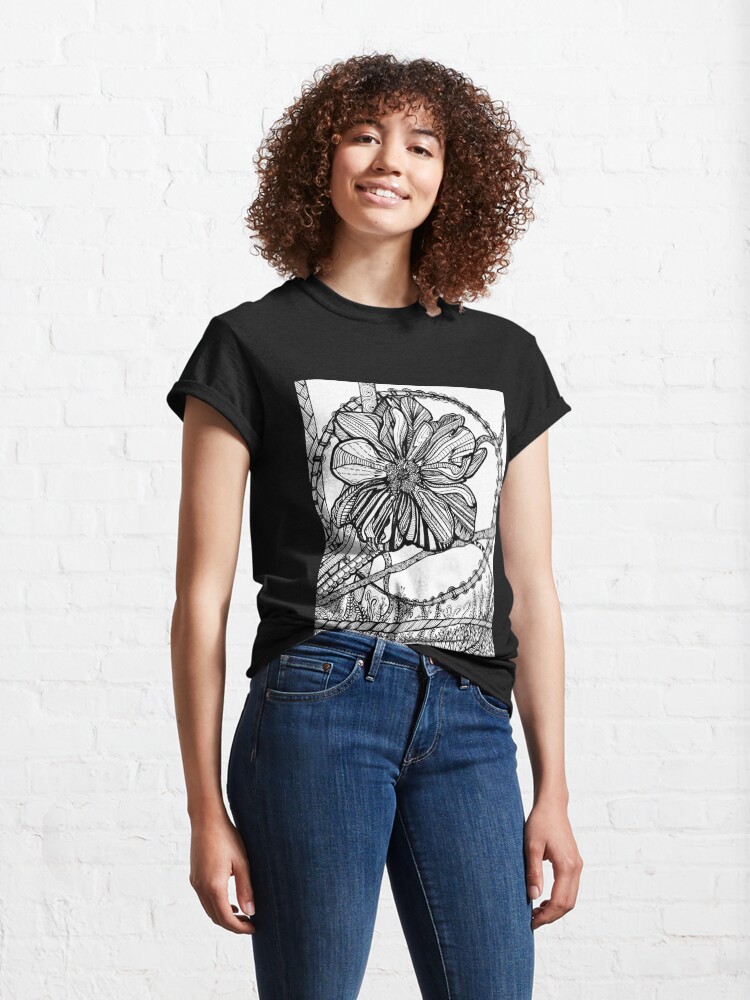 Alternate view of Thimbleweed Flower Classic T-Shirt