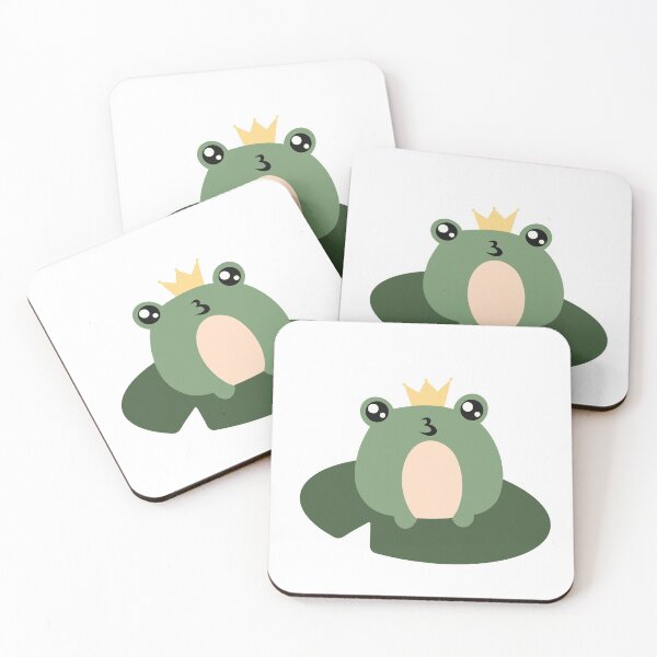 Item preview, Kawaii Frog Prince asking for a kiss | Kawaii Frog designed and sold by TheHappyDoodler.
