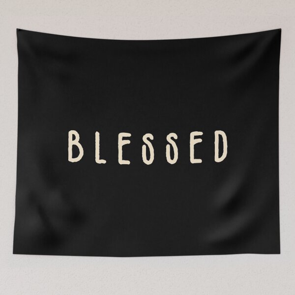 Item preview, Blessed - minimal quote designed and sold by Tergels.