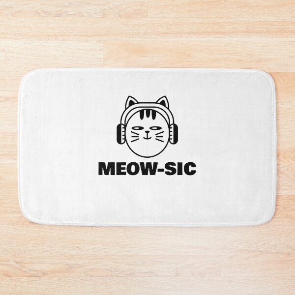 Item preview, MEOWSIC CAT FUNNY designed and sold by 30-Merch.