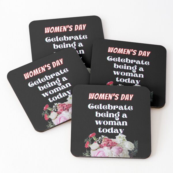 Item preview, Women's day - Celebrate being a woman today - white text  designed and sold by AnnaBBS.