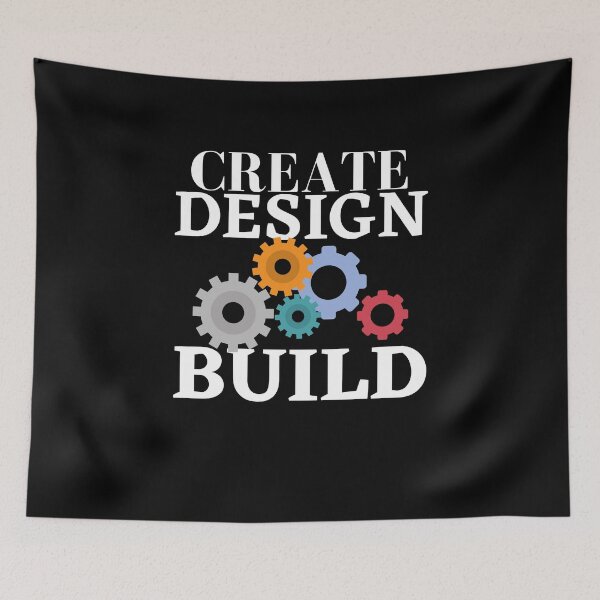 Item preview, Create Design Build - Mechanical Engineering designed and sold by Brat-Cat-Shirts.