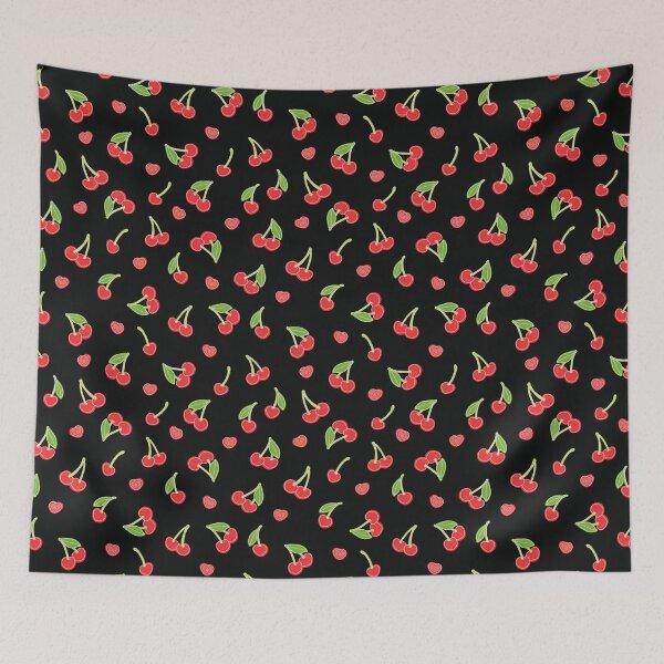 Item preview, Sweet Cherries on Black designed and sold by EmmiLooArt.