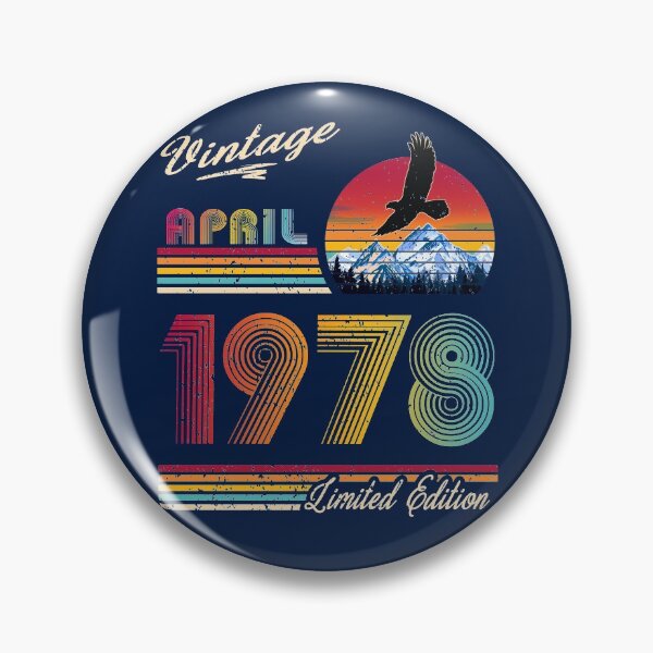 Item preview, April 1978 Birthday designed and sold by GreenSplash.