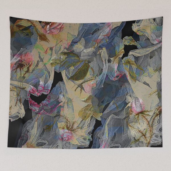 Item preview, Last snow, silk pattern collection designed and sold by timelessfancy.