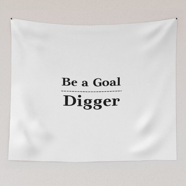Item preview, Be a goal digger, inspirational, motivational sticker designed and sold by blkstore.