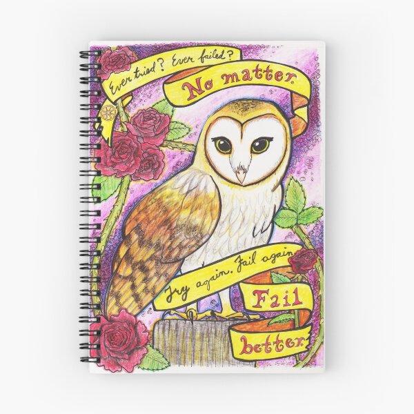 Item preview, Fail Better Owl designed and sold by unorthofox.