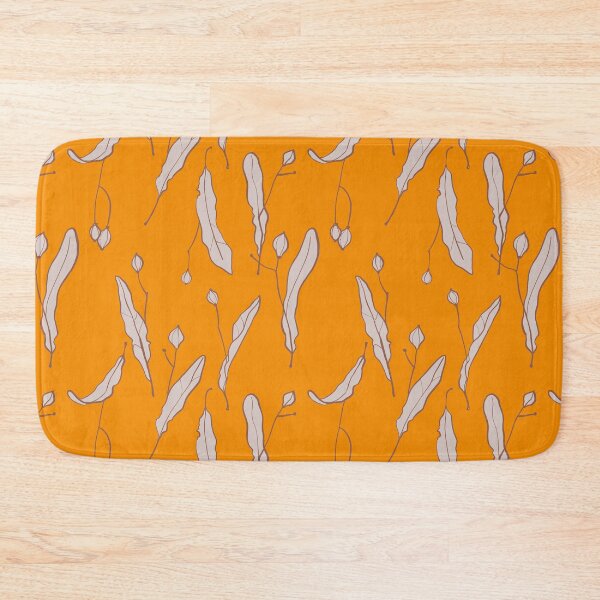 Item preview, Linden seeds (1), autumn pattern (on orange b/g) designed and sold by Irina Ivanova.