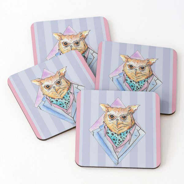 Item preview, Animals in Suits Owl in a Scarf designed and sold by TartanSparrow.