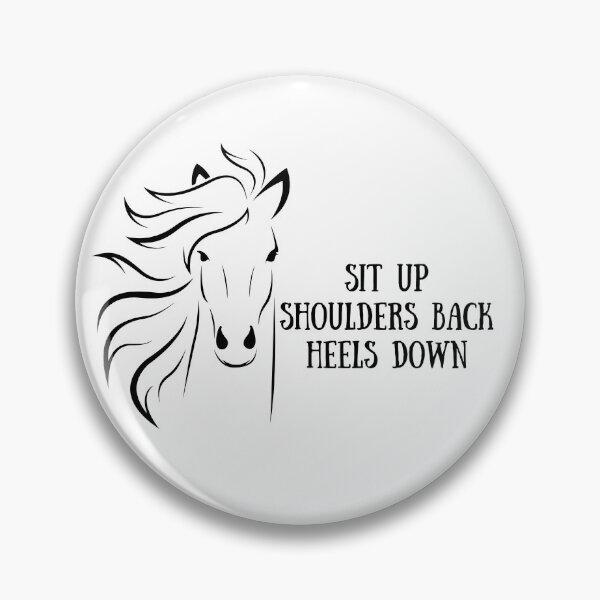Item preview, SIT UP SHOULDERS BACK HEELS DOWN designed and sold by downtowndarby.