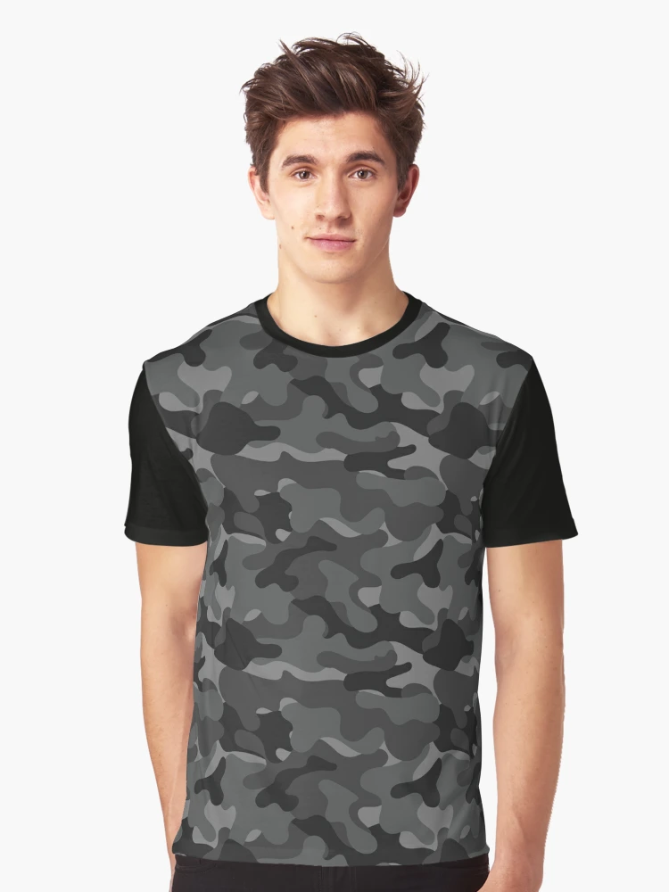 Black and Gray Camo 