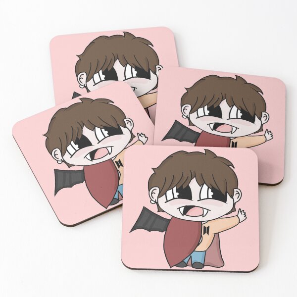 Item preview, BTS chibi vampire sticker designed and sold by MusicVibe.