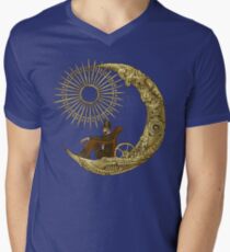 Moon Travel Men's V-Neck T-Shirt
