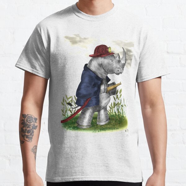 Le Rhinoceros pompier T-shirt classique