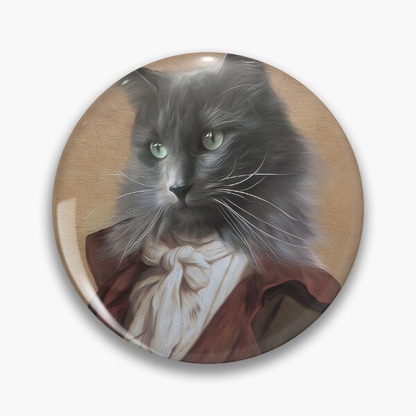 Item preview, Portrait of aristocrat cat in period costume designed and sold by Dedeegraphie.
