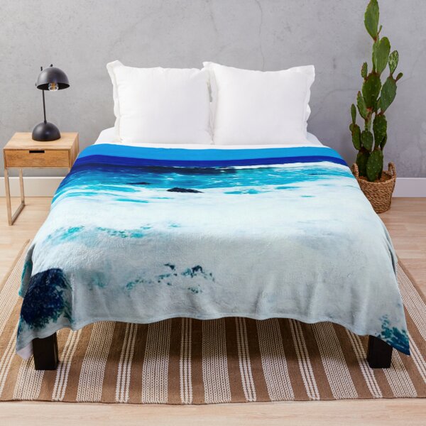 Item preview, Rocky Ocean - Blue Waves designed and sold by Heavdaiin.