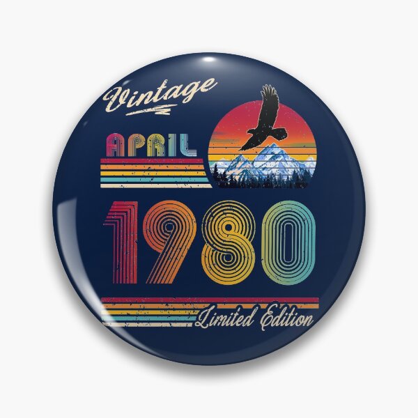 Item preview, April 1980 Birthday designed and sold by GreenSplash.