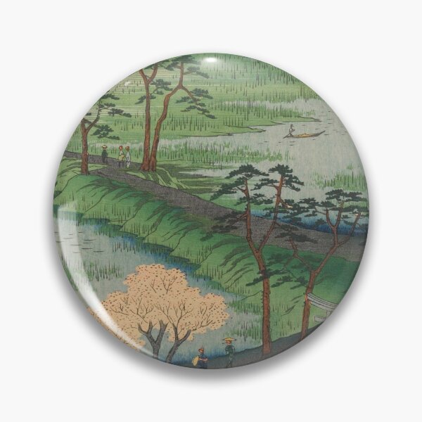 Item preview, Spring Sumamura Hiroshige Vintage Ukiyo-e Japanese Art designed and sold by VintageArchive.