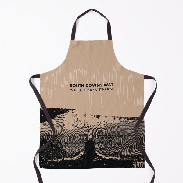 Item preview, The South Downs Way Elevation Art - Brown designed and sold by PilgrimageShop.