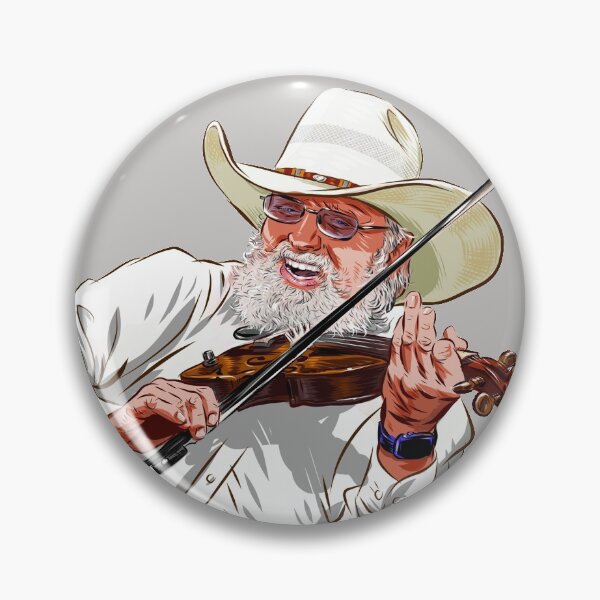 Item preview, Charlie Daniels - An illustration by Paul Cemmick designed and sold by TIGERDAVER.
