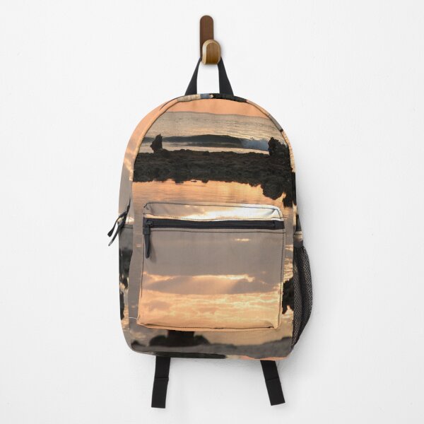 Item preview, sunset at rocky sandy beach at an island designed and sold by Irradiance.