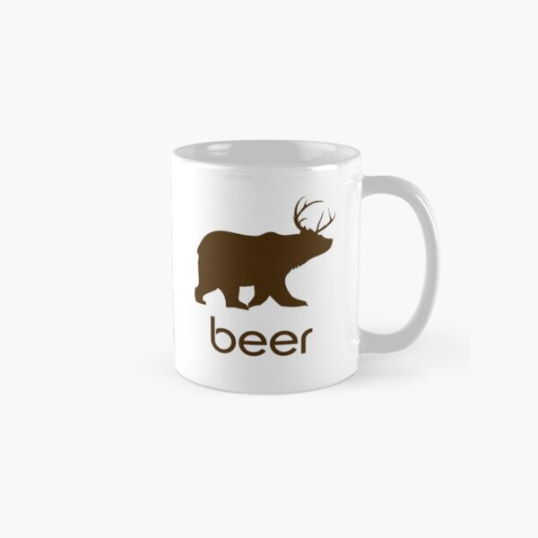 Beer Bear and Deer Coffee Mug Classic Mug