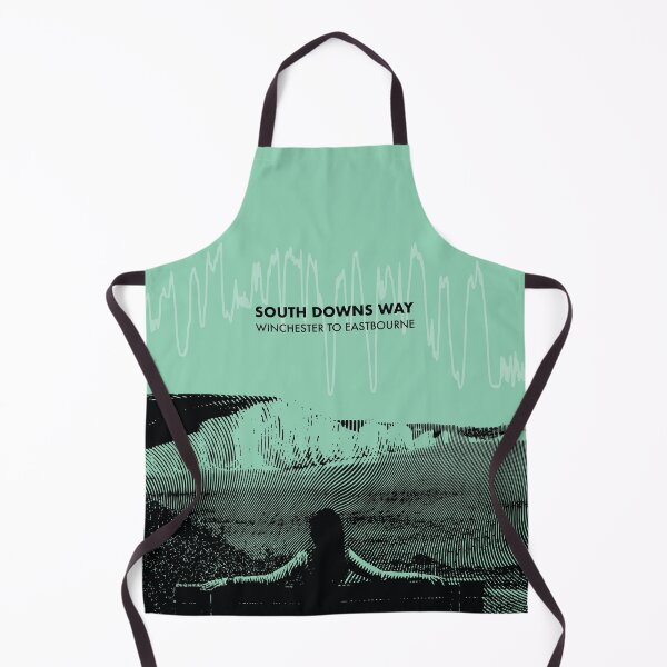 Item preview, The South Downs Way Elevation Art - Green designed and sold by PilgrimageShop.