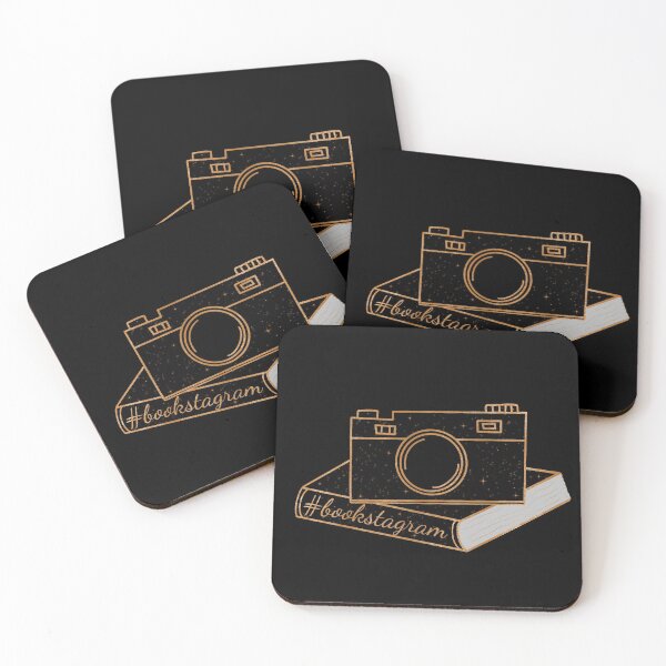 Item preview, bookstagram bookish camera on book designed and sold by BooksAndFlowers.