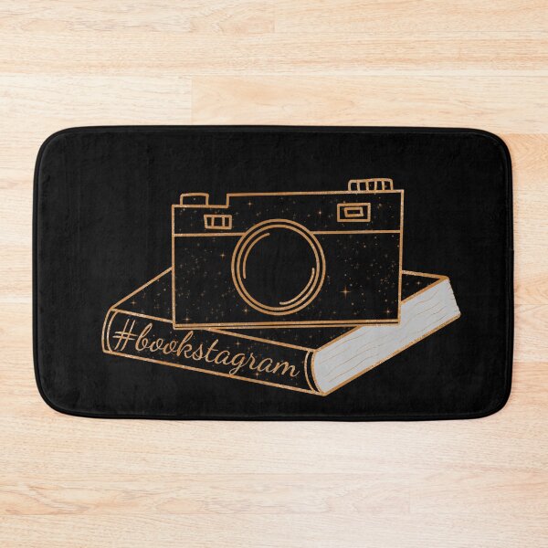 Item preview, bookstagram bookish camera on book designed and sold by BooksAndFlowers.