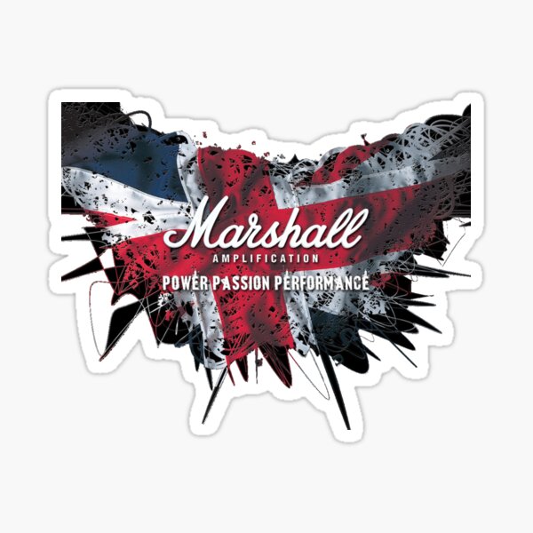 Marshall Guitar Amplifier Sticker