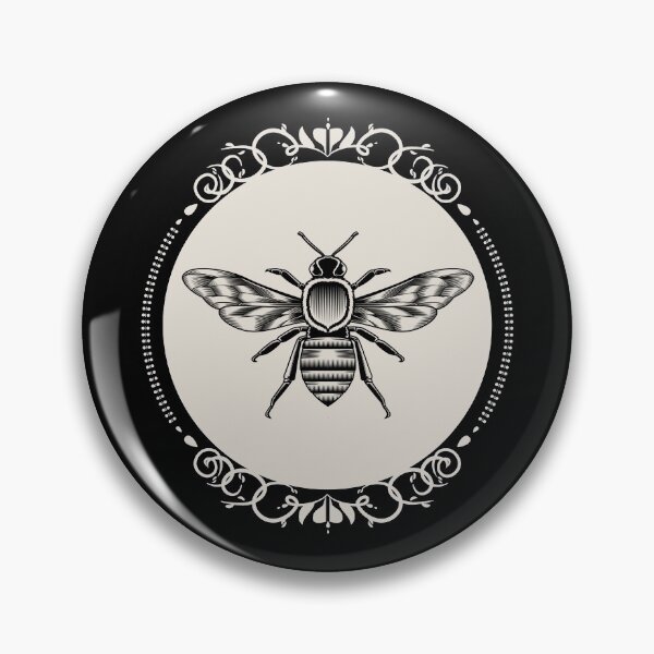 Item preview, Queen Bee In Circle Frame, Entomology, Entomologist Gift designed and sold by OldCamp.