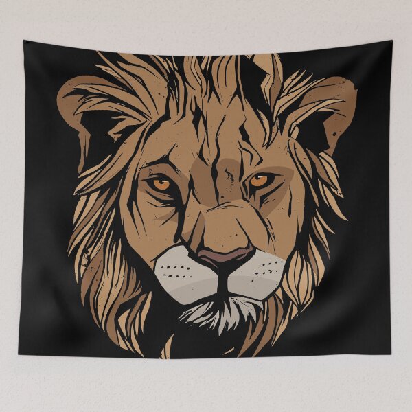 Item preview, Lion's head with menacing stare.  designed and sold by ajtechdesigns.