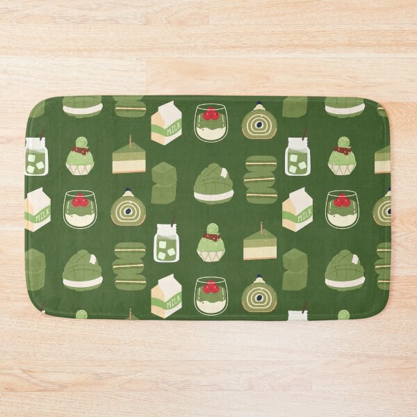 Item preview, Matcha dessert pack pattern designed and sold by DeVeauDesign.