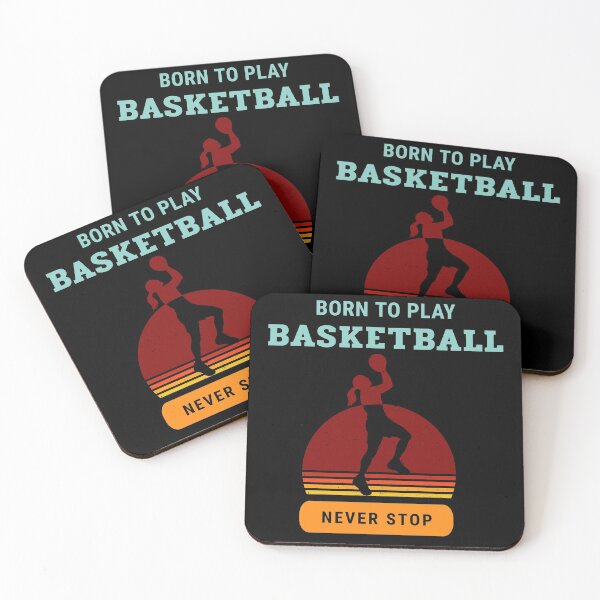 Item preview, Born to play basketball vintage sunset design designed and sold by TAMBUGH.