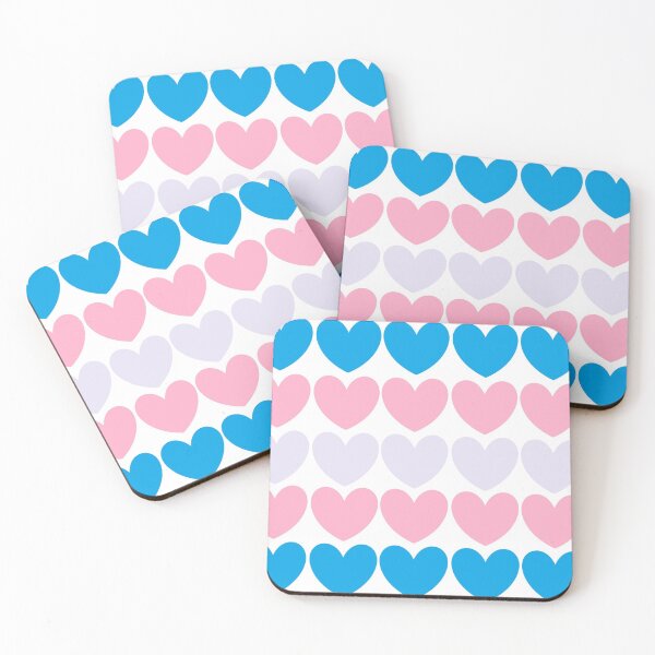 Item preview, Trans Pride Hearts designed and sold by busygirl.