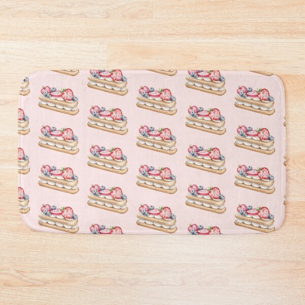 Item preview, Strawberries and Blueberries Cream Mille-Feuille designed and sold by Alicia Chee.